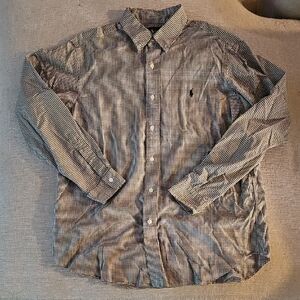 Ralph Lauren Blue Label Black and White Checkered Shirt